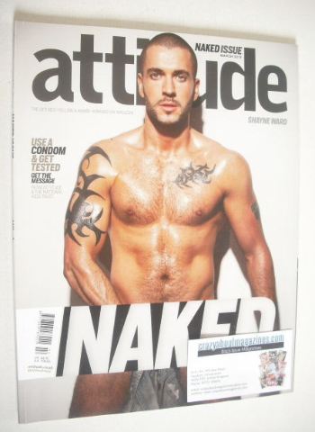 Attitude magazine - Shayne Ward cover (March 2013)