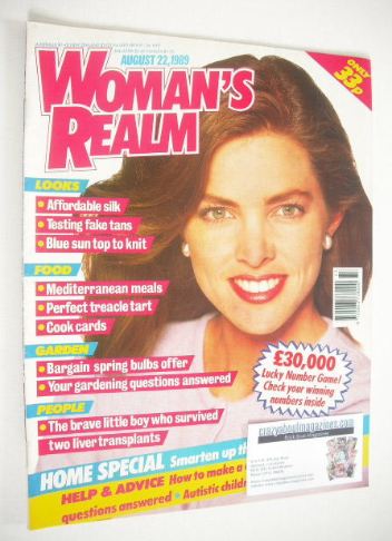 <!--1989-08-22-->Woman's Realm magazine (22 August 1989)