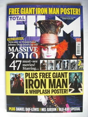 Total Film magazine - Johnny Depp cover (March 2010)