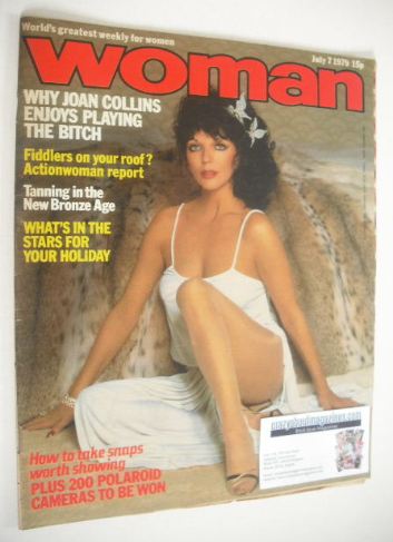 Woman magazine - Joan Collins cover (7 July 1979)