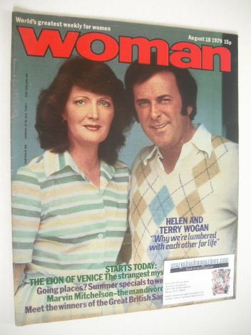 Woman magazine - Helen and Terry Wogan cover (18 August 1979)