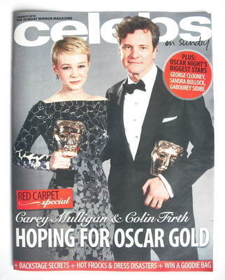 Celebs magazine - Colin Firth and Carey Mulligan cover (7 March 2010)