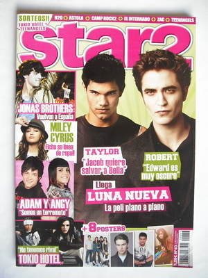 Star2 magazine - Robert Pattinson and Taylor Lautner cover (2009)
