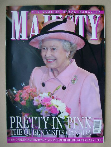 Majesty magazine - The Queen cover (July 2005 - Volume 26 No 7)