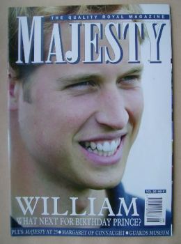 Majesty magazine - Prince William cover (June 2005 - Volume 26 No 6)