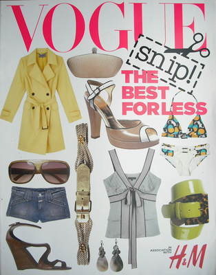 British Vogue supplement - The Best For Less (2006)