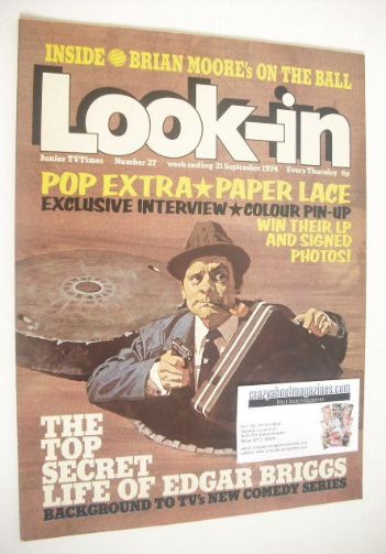 Look In magazine - Edgar Briggs cover (21 September 1974)