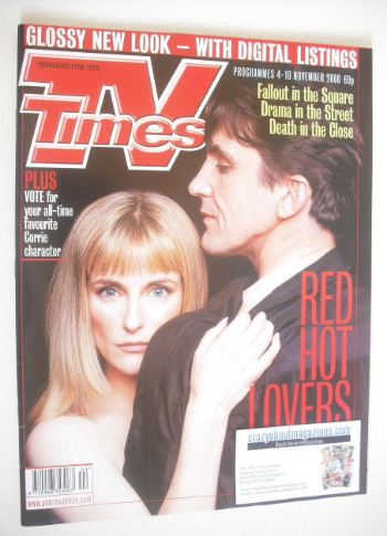 TV Times magazine - Stephen McGann and Anna Brecon cover (4-10 November 2000)