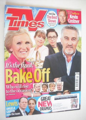 TV Times magazine - Mary Berry and Paul Hollywood cover (4-10 October 2014)