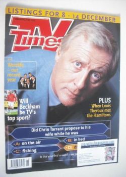 TV Times magazine - Chris Tarrant cover (8-14 December 2001)