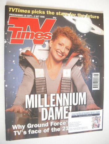 TV Times magazine - Charlie Dimmock cover (26 September - 2 October 1998)