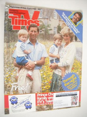 TV Times magazine - Prince Charles and Princess Diana cover (28 May - 3 June 1988)