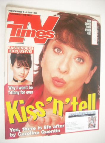 TV Times magazine - Caroline Quentin cover (2-8 May 1998)