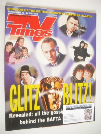TV Times magazine - Glitz Blitz cover (16-22 May 1998)