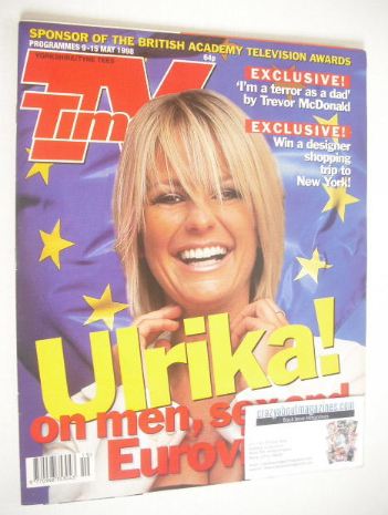TV Times magazine - Ulrika Jonsson cover (9-15 May 1998)