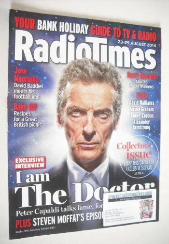 Radio Times magazine - Peter Capaldi cover (23-29 August 2014)