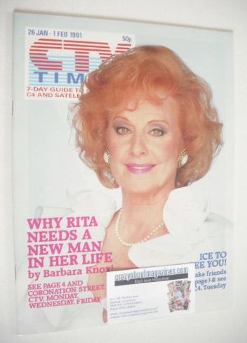 CTV Times magazine - 26 January - 1 February 1991 - Barbara Knox cover