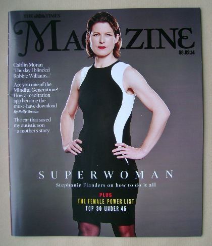 The Times magazine - Stephanie Flanders cover (8 February 2014)