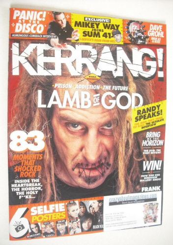 Kerrang magazine - Randy Blythe cover (18 July 2015 - Issue 1577)