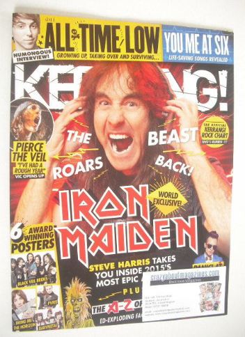 Kerrang magazine - Steve Harris cover (4 July 2015 - Issue 1575)