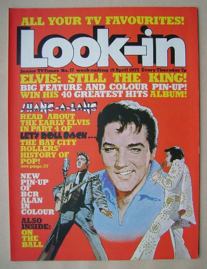 <!--1975-04-19-->Look In magazine - Elvis Presley cover (19 April 1975)