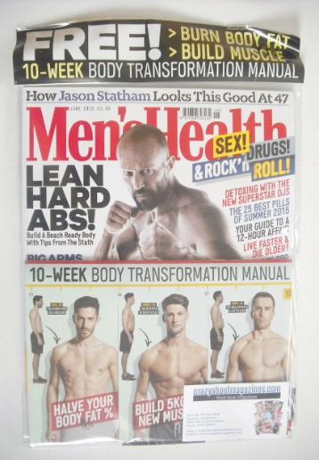 <!--2015-06-->British Men's Health magazine - June 2015 - Jason Statham cov