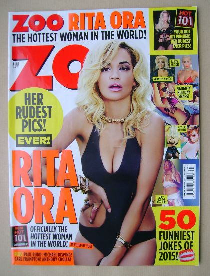 <!--2015-07-17-->Zoo magazine - Rita Ora cover (17-23 July 2015)