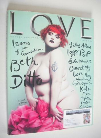 Love magazine - Issue 1 - Spring/Summer 2009 - Beth Ditto cover