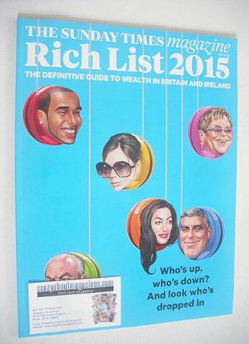<!--2015-04-26-->The Sunday Times magazine - Rich List 2015 (26 April 2015)
