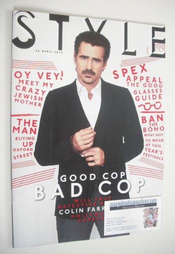 <!--2015-04-26-->Style magazine - Colin Farrell cover (26 April 2015)