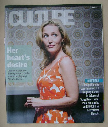 Culture magazine - Gillian Anderson cover (6 July 2014)