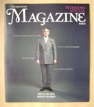 The Times magazine - Martin Freeman cover (12 April 2014)
