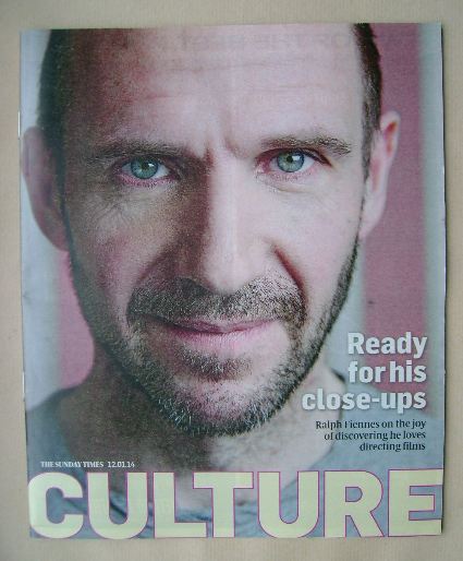 <!--2014-01-12-->Culture magazine - Ralph Fiennes cover (12 January 2014)
