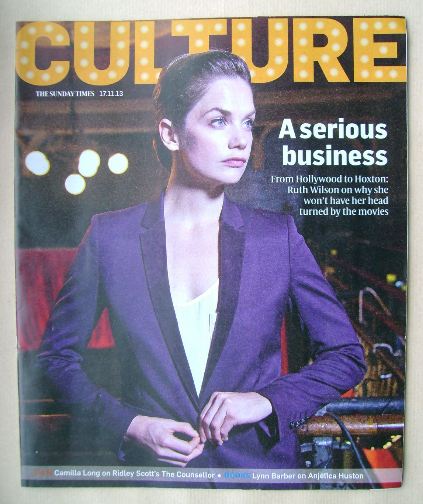 Culture magazine - Ruth Wilson cover (17 November 2013)