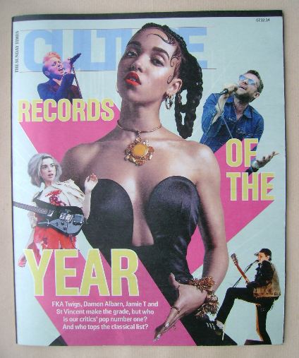 Culture magazine - Records Of The Year cover (7 December 2014)