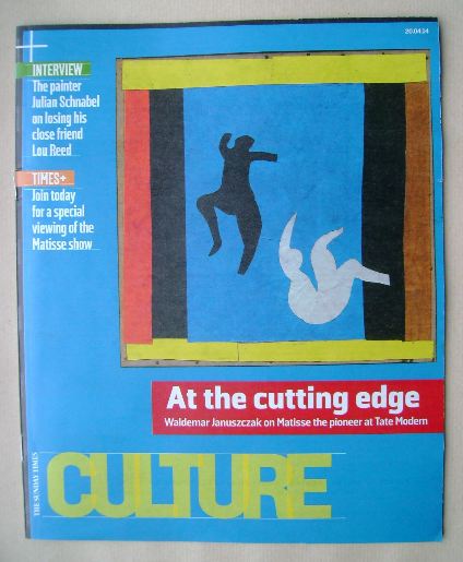 Culture magazine - At The Cutting Edge cover (20 April 2014)