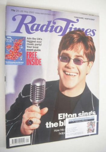 Radio Times magazine - Elton John cover (20-26 May 2000)