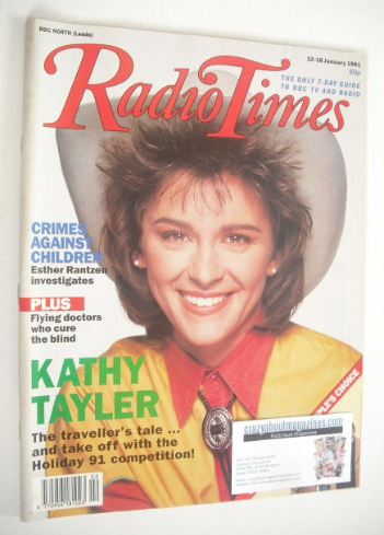Radio Times magazine - Kathy Tayler cover (12-18 January 1991)