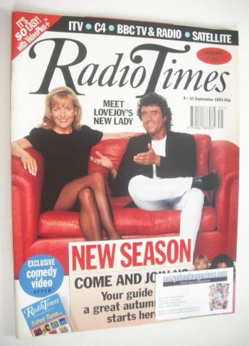 Radio Times magazine - Ian McShane and Caroline Langrishe cover (4-10 September 1993)