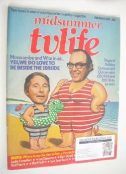 TV Life magazine - Eric Morecambe and Ernie Wise cover (July/August 1975)