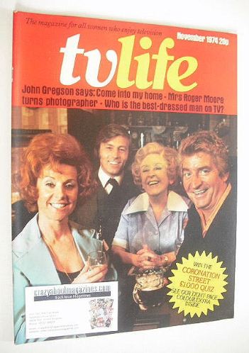 <!--1974-11-->TV Life magazine - Coronation Street Stars cover (November 19