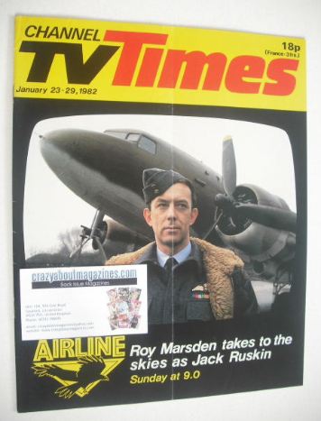 CTV Times magazine - 23-29 January 1982 - Roy Marsden cover
