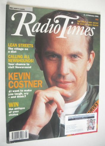 Radio Times magazine - Kevin Costner cover (2-8 February 1991)