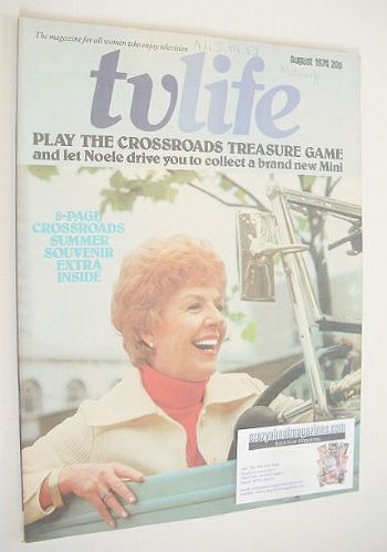 TV Life magazine - Noele Gordon cover (August 1974)