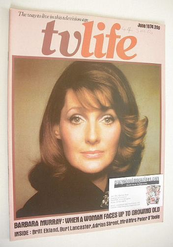 TV Life magazine - Barbara Murray cover (June 1974)