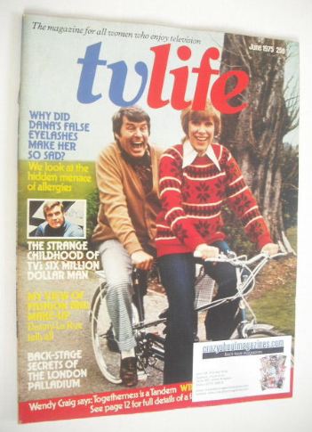 <!--1975-06-->TV Life magazine - Richard Coleman and Wendy Craig cover (Jun