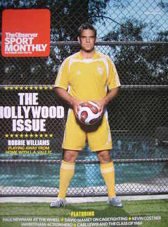 The Observer Sport Monthly magazine - Robbie Williams cover (October 2007)