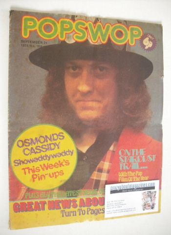 Popswop magazine - 21 September 1974 - Noddy Holder cover
