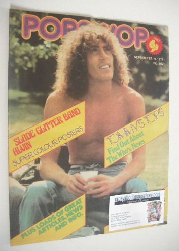 Popswop magazine - 14 September 1974 - Roger Daltrey cover
