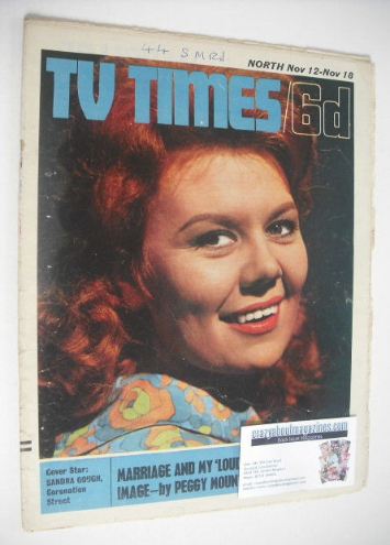 <!--1966-11-12-->TV Times magazine - Sandra Gough cover (12-18 November 196